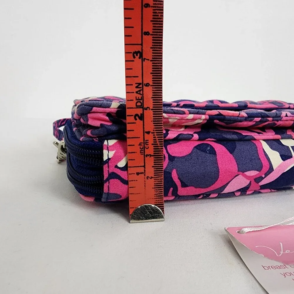 Vera Bradley All In One Crossbody Travel Wallet Katalina Pink NWT Limtd Edition - Picture 9 of 12
